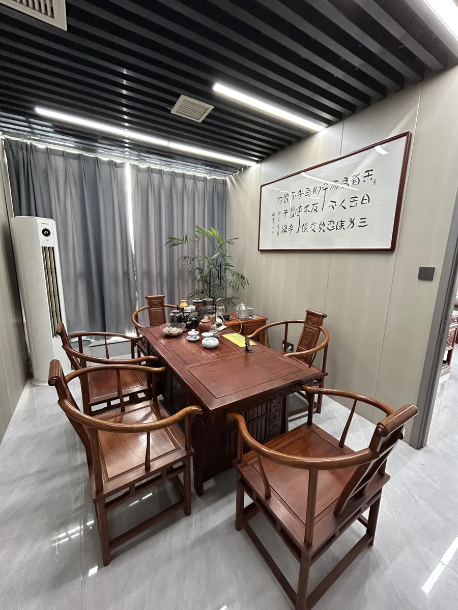 事务所洽谈区实景,客户可当面沟通财税事项